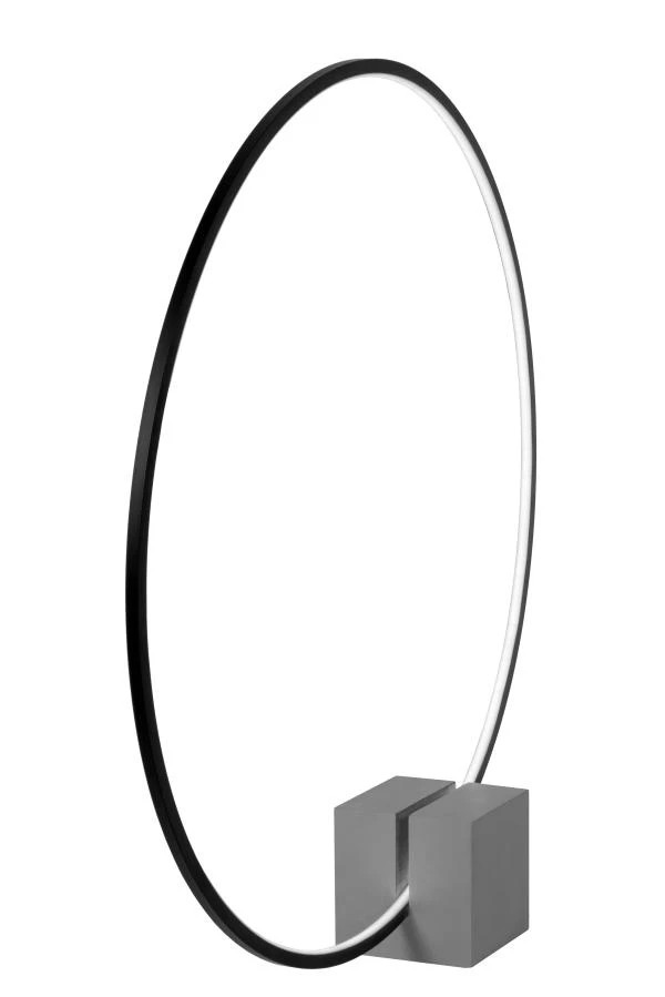 Lucide CIRKELIS - Tischlampe - Ø 83 cm - LED Dim. - 1x24W 3000K - Schwarz - ausgeschaltet